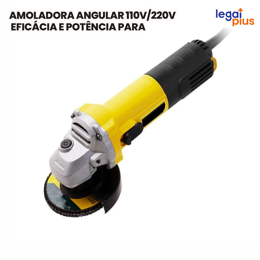 Lixadeira Esmerilhadeira Angular 115mm 900W 110v ou 220V NK