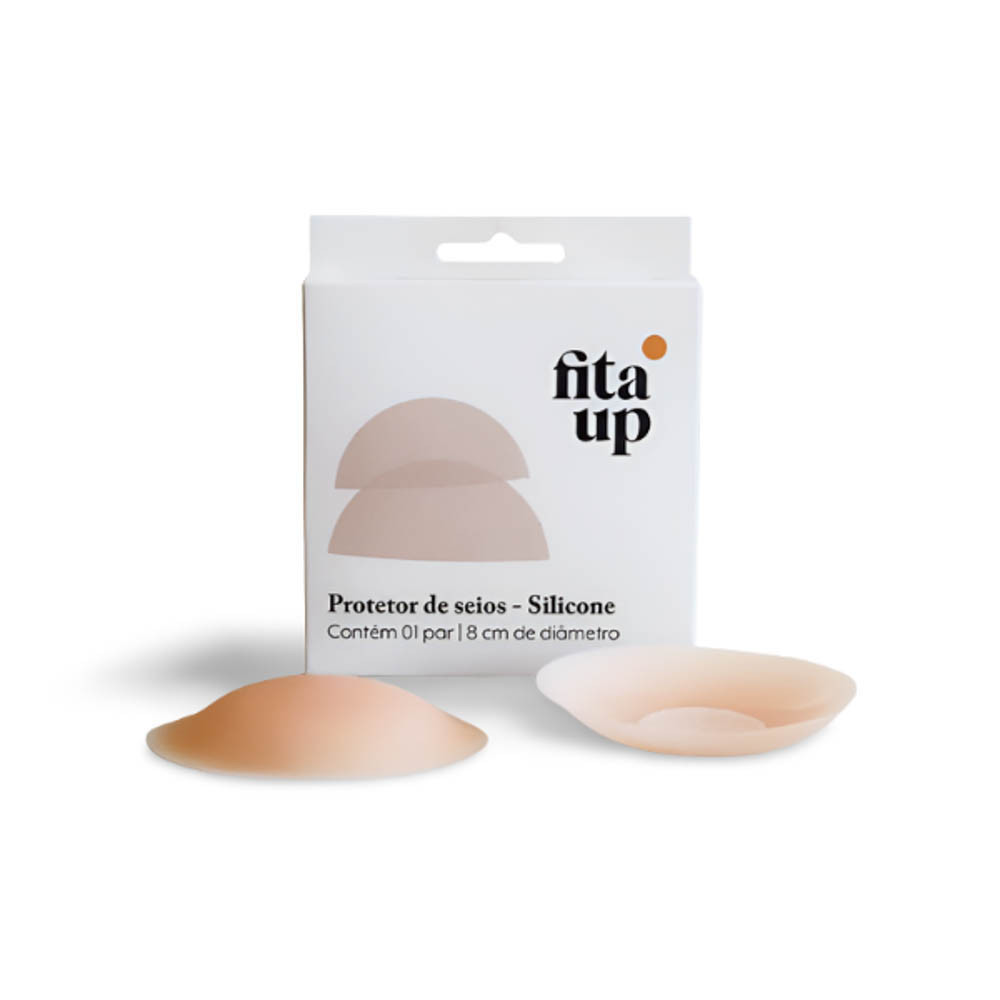 Protetor de Silicone Fino Tapa Mamilos Bico Avelã - Fita UP