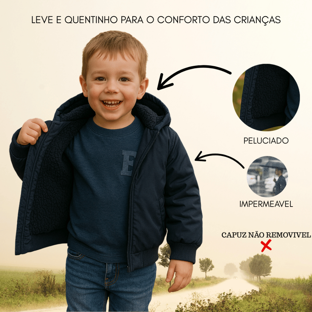 Casaco SHERPA de Inverno Peluciado Sherpa 2025 1 AO 16