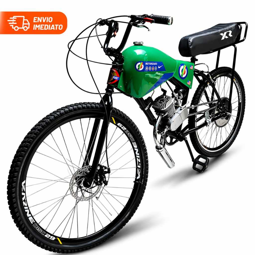 BIKE Motorizada 80cc Spitfire Freio a Disco Banco Xr Carenada ARO 29 DIANTEIRO (MONTADA e TESTADA)