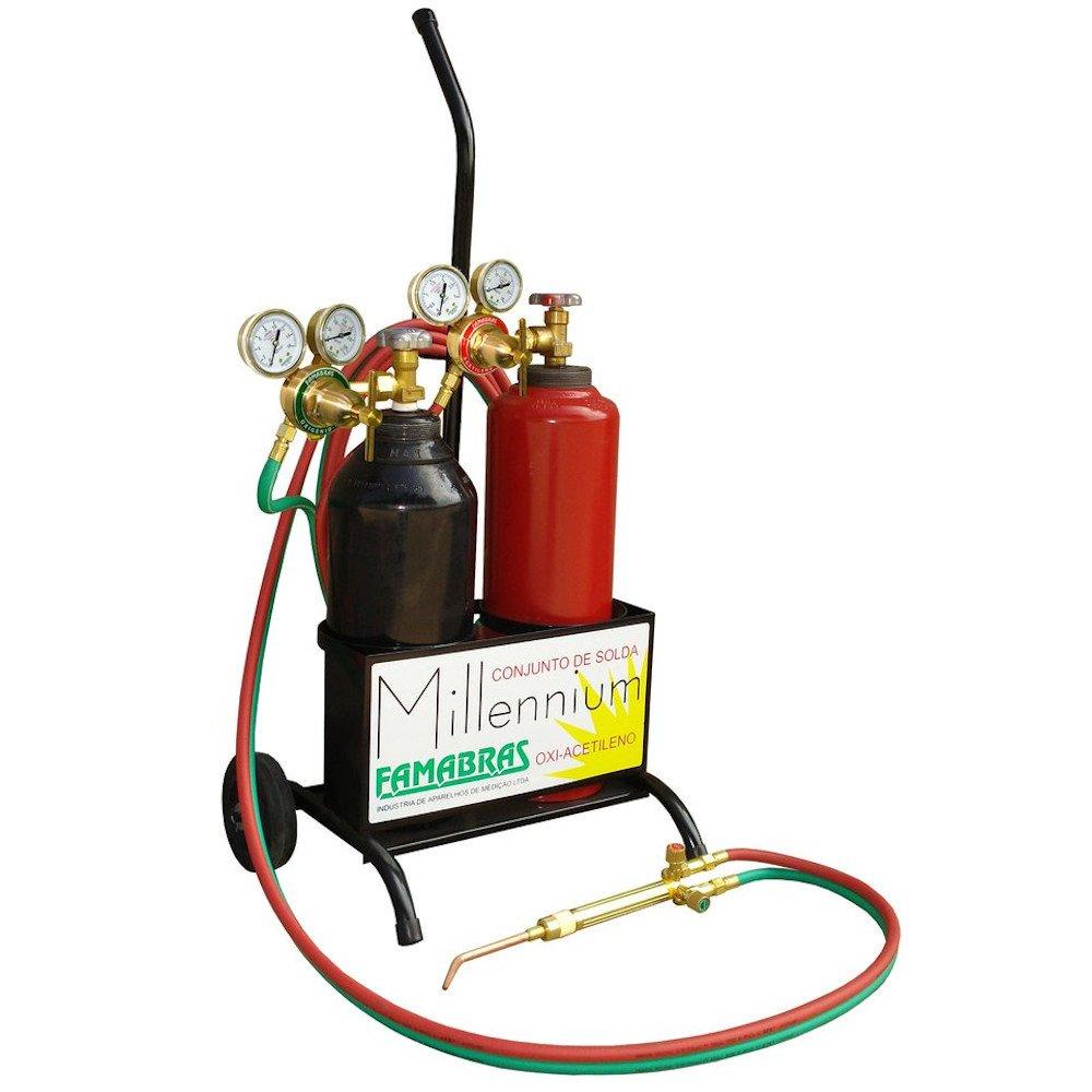 Conjunto Solda Millennium Oxigênio-Acetileno Ri Famabras