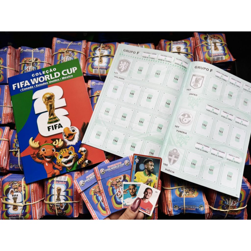 Álbum + Figurinhas Copa do Mundo NÃO Oficial FIFA World Cup 2026 - Colecionável