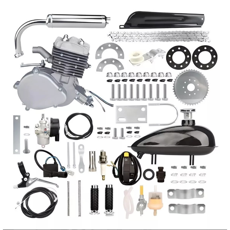 Kit Completo Motor De Bicicleta 80cc 2 Tempos Nakasaki