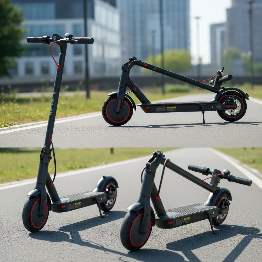 Patinete Elétrico Dobravel 36v  Até 120kg Autonomia 30km Preto