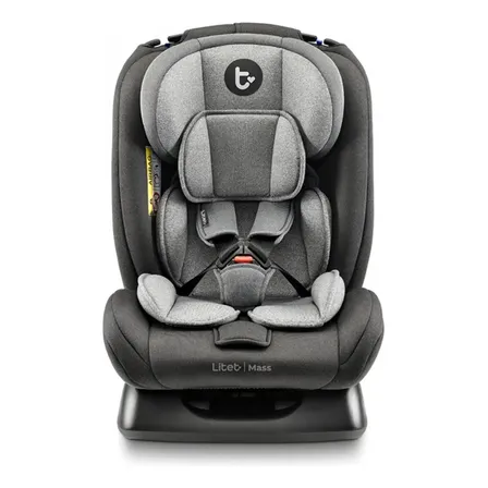 Cadeirinha Para Carro Litet Mass 0-36kg Preta E Cinza Bb458 Cinza