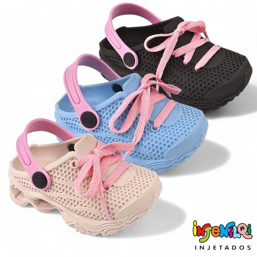 Babuche Tenis Jog Meninas e Meninos Leve e Antiderrapante