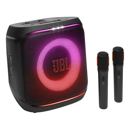 Caixa De Som Partybox Encore 2 Com Microfone Jbl Preto 127/220v