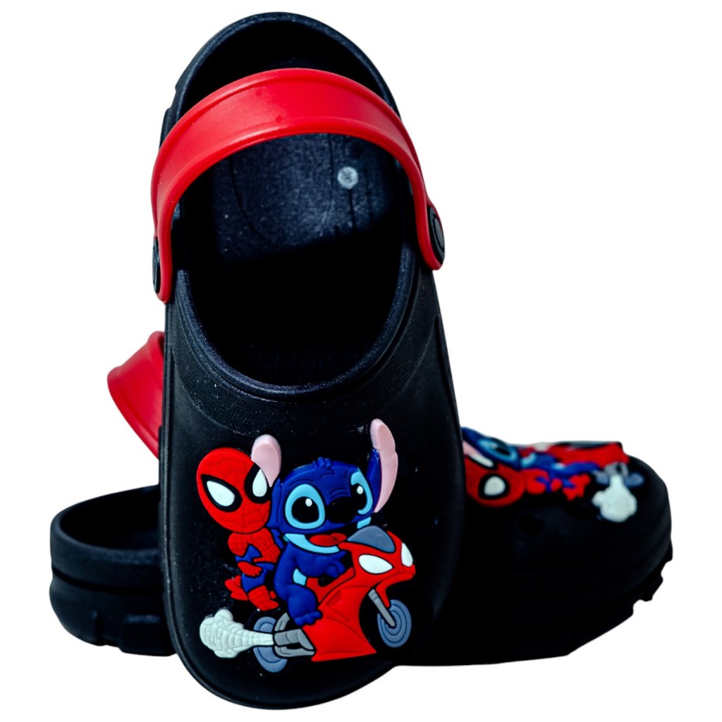 Babuche Criança Menina Menino Infantil Homem-Aranha Stitch Sandália Leve Antiderrapante