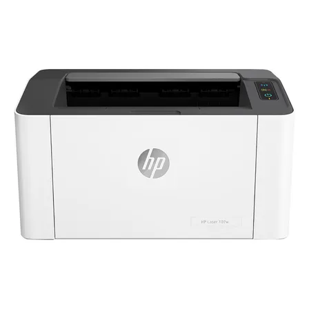 Impressora Monocromática Hp Laser 107w Cinza/branco 127v
