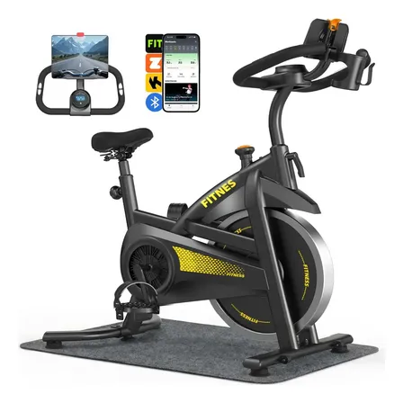 Bicicleta Ergométrica Spinning Inércia 15 Kg Peso Máx 150 Kg