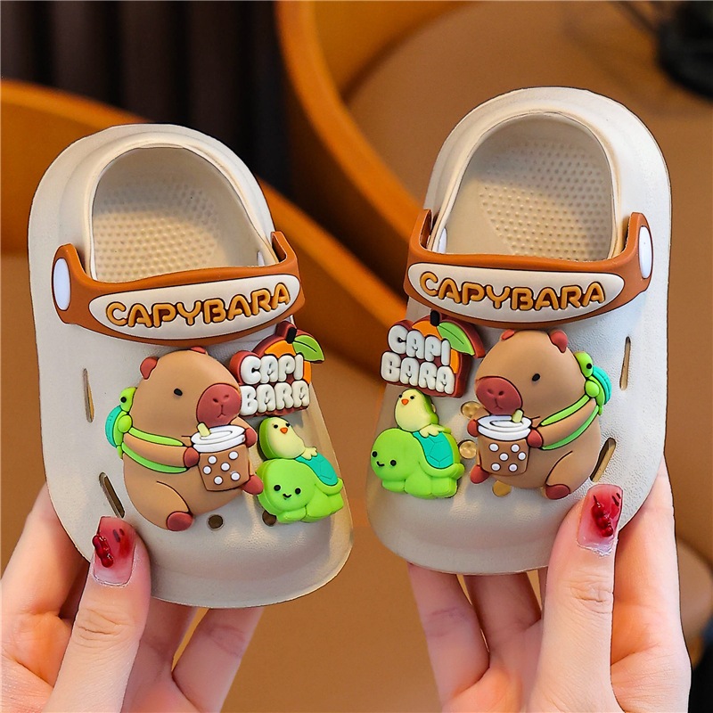 Babuche Infantil Sandálias infantis Meninos Meninas EVA Leve Desenho Animado Banheiro Chinelos Antiderrapantes