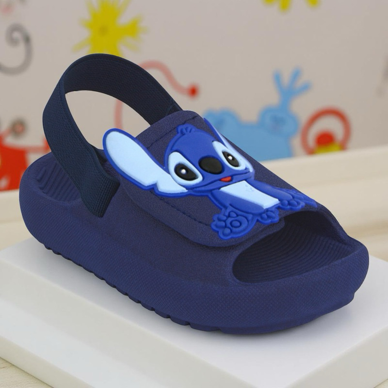 Sandália babuche infantil masculina menino stitch ortopédica elástico lançamento