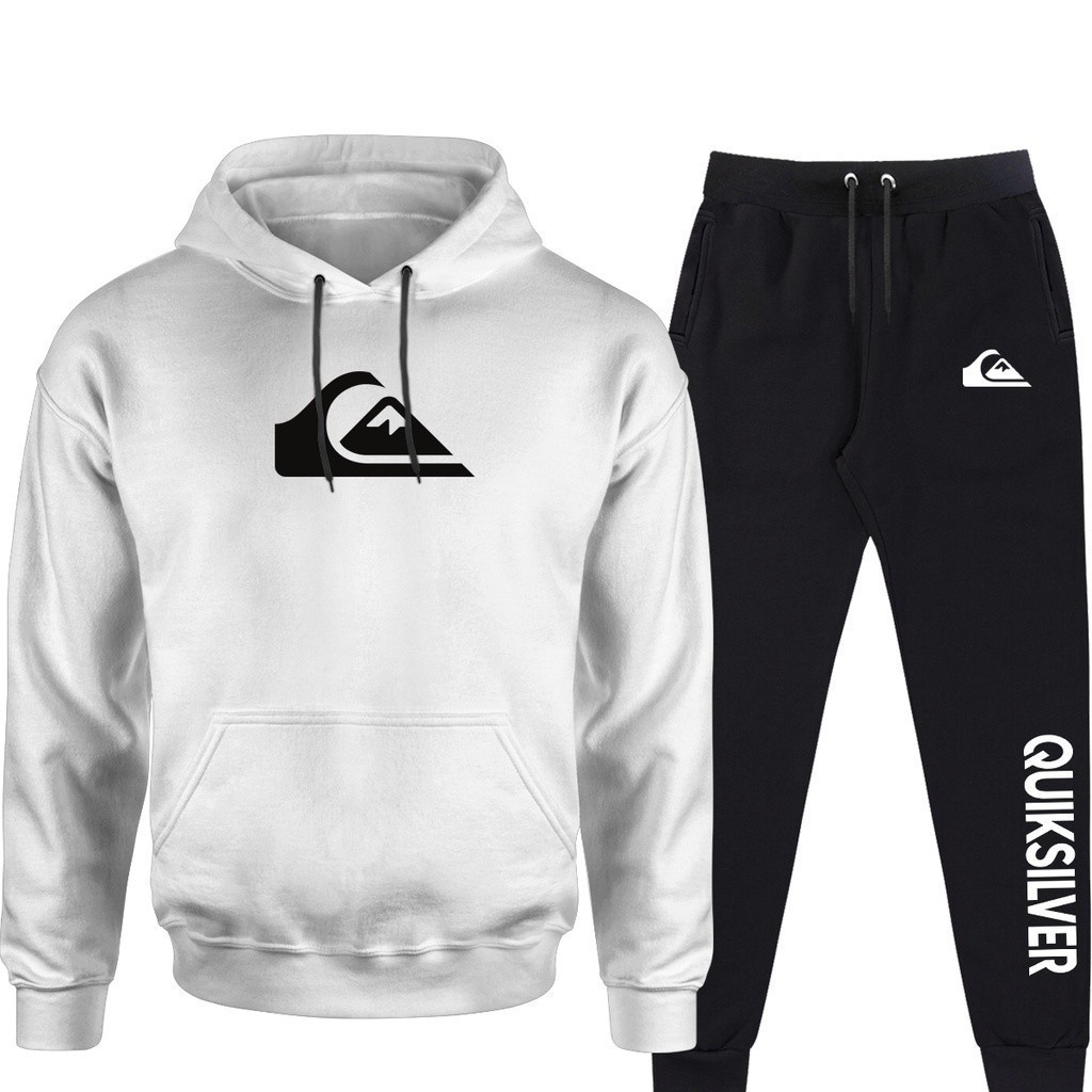 Conjunto Moletom Masculino Novidade blusa de frio com capuz e bolso conjunto flanelado de inverno