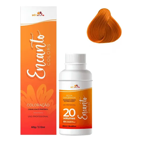 Kit Encanto Colors 9.40 E Oxigenada 20vol 6% Tom Ruivo