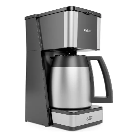 Cafeteira Philco 40 Cafezinhos 1,6l Jarra Em Inox Pcf40d Preto