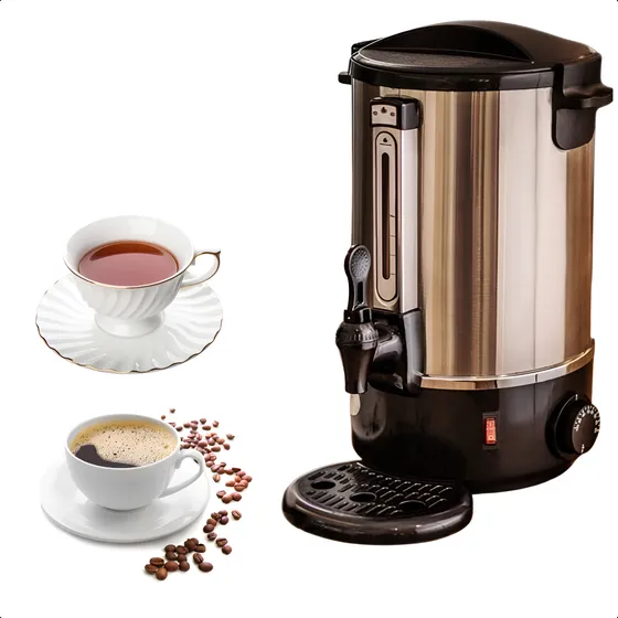 Cafeteira Automática Tipo Italiana Com Filtro 6 Litros Inox