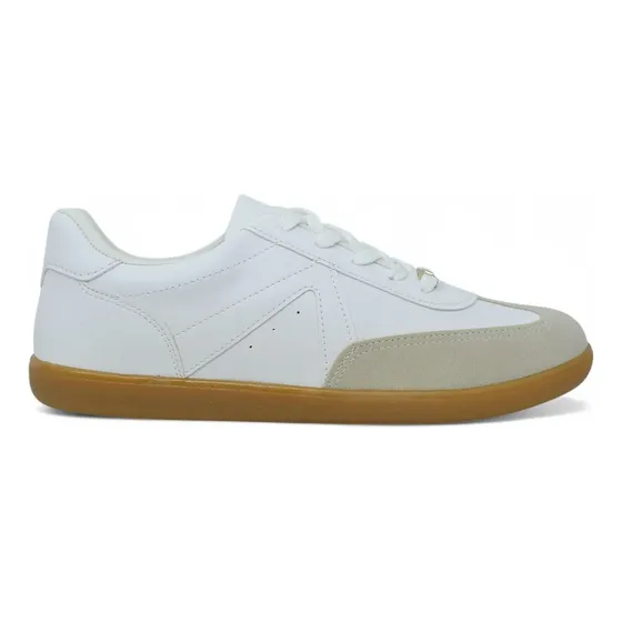 Tenis Vizzano Branco Feminino Casual Recortes Macio