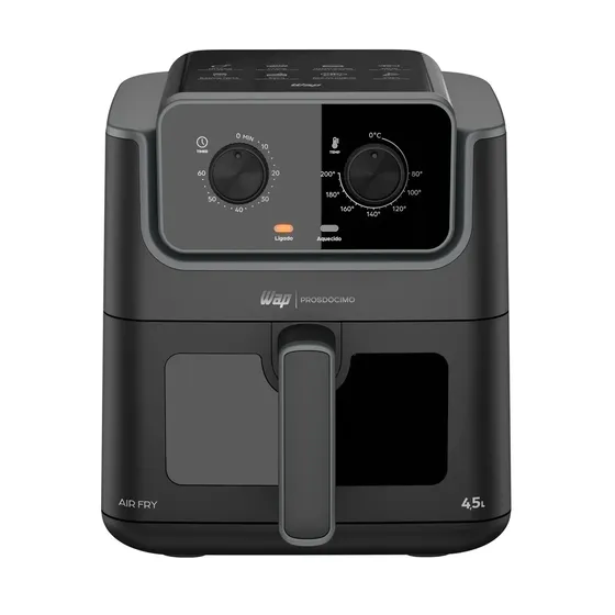 Wap Af01 Airfryer 4,5l Visor Com Luz Interna Antiaderente 127V