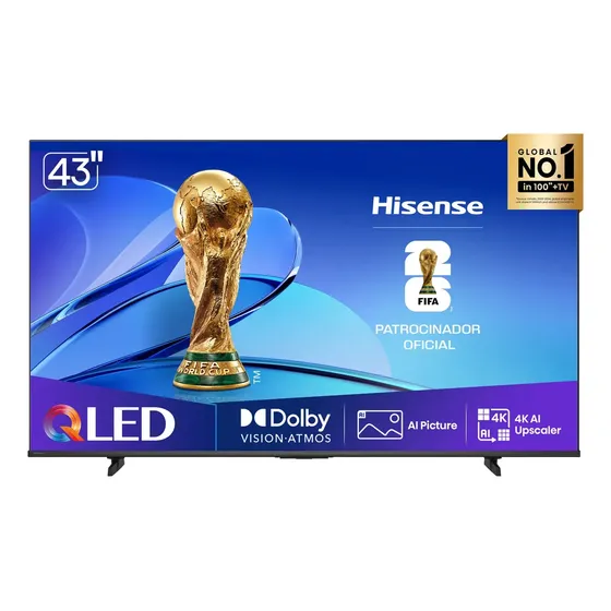 Hisense Q6qv Smart Tv 43 Qled 4k Dolby Vision
