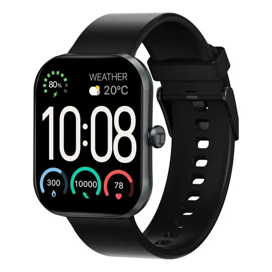 Relógio Digital S6 H A Y L O U Watch S6 Tela Hd 2.01 Preto