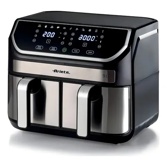 Fritadeira Air Fryer Metal Duplo Cesto Ariete 9 L 1700w
