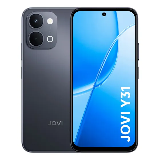 Smartphone Jovi Y31 256GB 16GB RAM (8+8GB RAM expansível) Câmera 50mp Bateria 7200mah - Preto