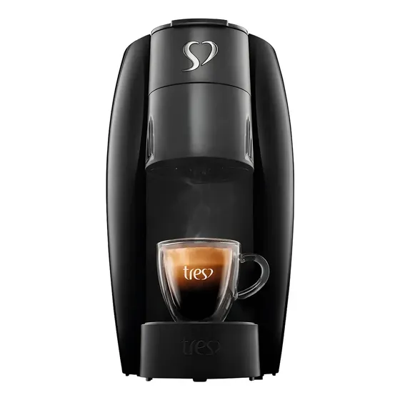 Cafeteira Espresso Lov Preta Automática - Tres 3 Corações Cor Preto