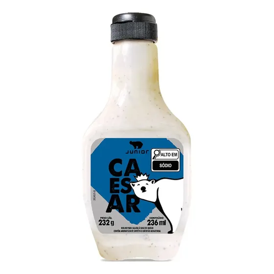 Molho Para Salada Junior Caesar 232g - 236ml