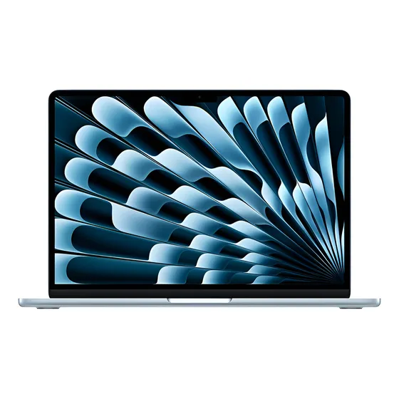 Macbook Air de 13 polegadas: chip SSD M4 de 256 GB azul celeste azul