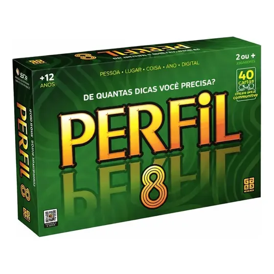 Jogo Tabuleiro Perfil 8 Grow 4992