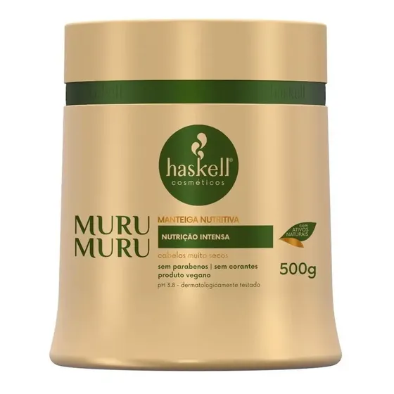 Máscara Hidratante Haskell Manteiga Murumuru Nutrição 500gr