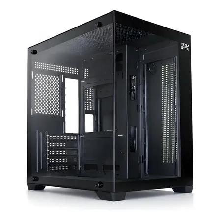 Gabinete Gamer Megabyte GB100 Mid-Tower de Vidro Temperado Preto