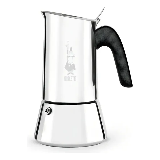 Cafeteira Italiana Bialetti Indução Inox Vênus 4 Xícaras