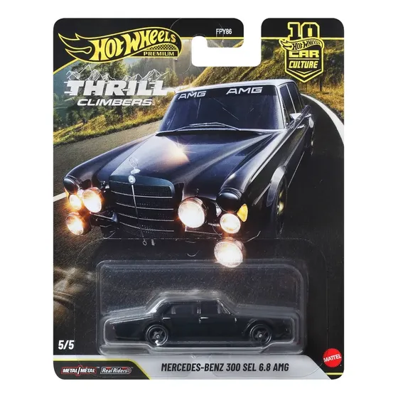Miniatura Mercedes-benz 300 Sel 6.8 Amg Preto Hot Wheels