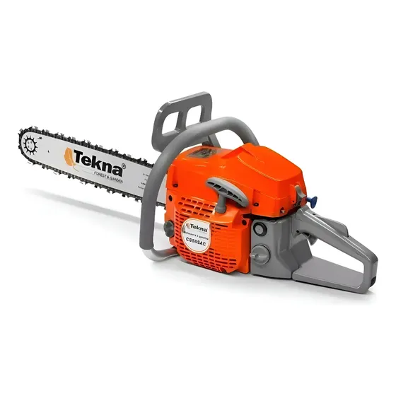 Motosserra A Gasolina Tekna Cs58rsp 54,5 Cc Com Barra De 18 Laranja