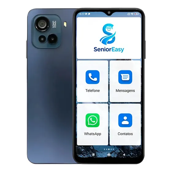 Smartphone SeniorEasy para Idosos 128gb 4gb RAM Tela Grande