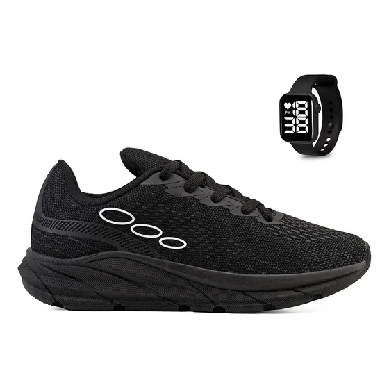 Kit Tenis Esportivo Masculino Feminino Academia + Relogio