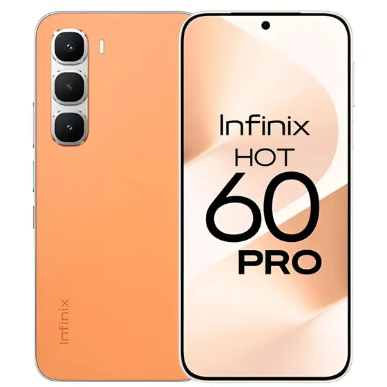 Smartphone Infinix Hot 60 Pro 4g 256gb 8gb Ram + 8gb Virtual Amoled Nfc Câmera 50mp Laranja
