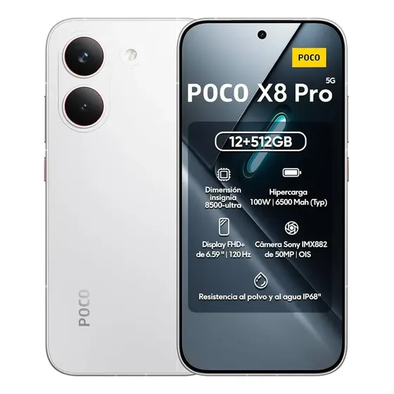 Xiaomi Poco X8 Pro 5g 512gb 12gb Global Prova D'água C/ Nfc