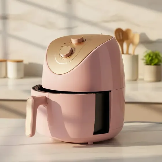Fritadeira Air Fryer Home Land 4l - Coloridas Cor Rosa