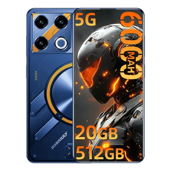 Celular Smartphone Gt20 Pro, 512gb Rom 20gb Ram, Dual Sim, Câmera 28 Mp + 64 Mp, Dimensity 8300，Tela De 6.78, Bateria 6000mah, 5G, Android 15 ,WIFI