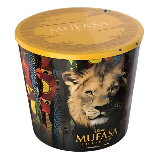 Balde Pipoca Mufasa Oficial Cinema - Liquidação