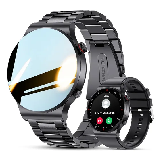 Smartwatch FoxBox Sport com Tela HD de 1.39" para Chamadas Bluetooth e Saúde