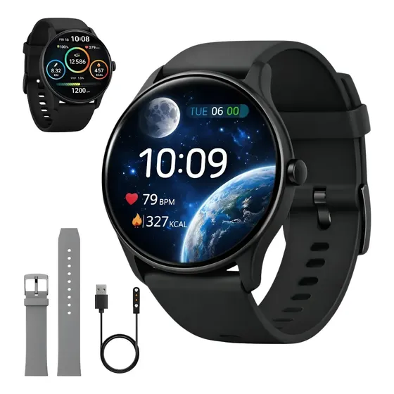 Relógio Smartwatch Inteligente Masculino Ip68 À Prova D'água Notificações Chamadas Bluetooth Saúde Monitoramento De Sono E Esportes Mzcell