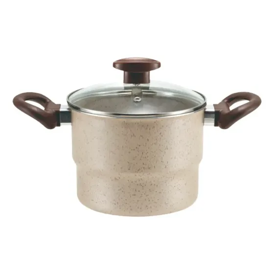 Cuscuzeiro Crema 16 Cm 2,6 Litros Tampa De Vidro