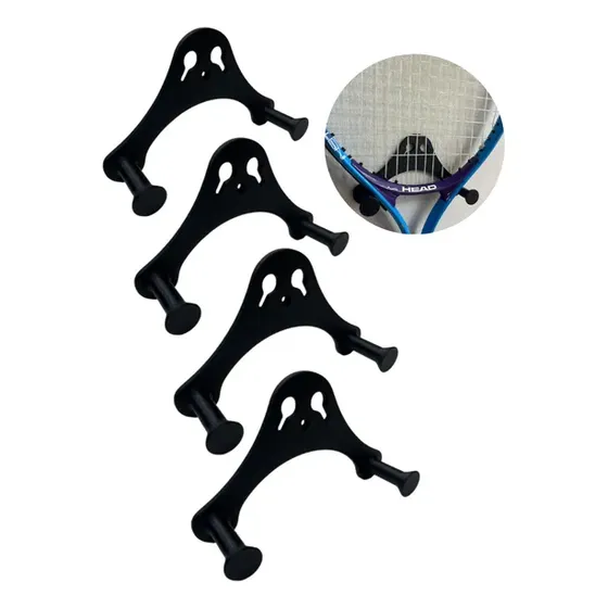 Kit 4 Suporte De Parede Para Raquete De Tênis E Beach Tênis
