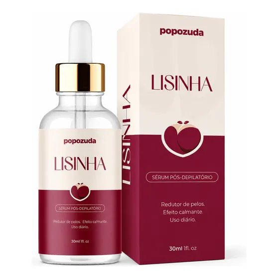 Lisinha Sérum Popozuda Pós Depilação Pele Macia Pelos Finos
