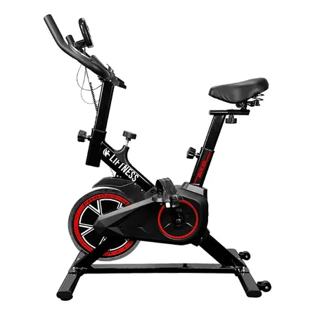 Bicicleta Ergométrica Spinning X11 Cor Preto/vermelho BRUSFIT