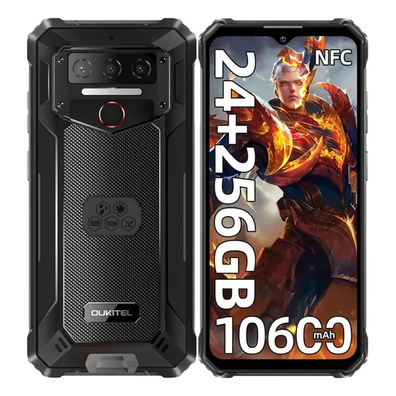 Cat S52 - Oukitel Wp23 Plus 24gb 256gb Prova D'água Robusto Preto