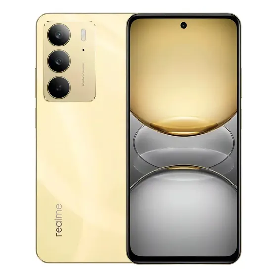 Smartphone Realme C75 Dual Sim 256gb/8gb Ram Cert. Ip69 Cor Dourado-claro